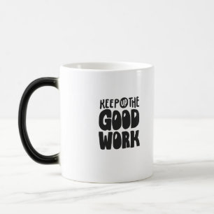 Tassendesign mit Typografie/ schreiben und trinken Verwandlungstasse