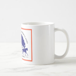 Tassenfarbelandleben- und Merrylandlogo Kaffeetasse