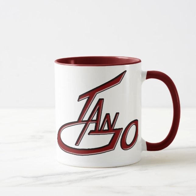 Tassenlogokastanienbraun Tasse (Rechts)