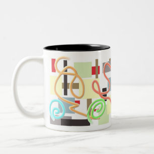 Tassenmuster Zweifarbige Tasse