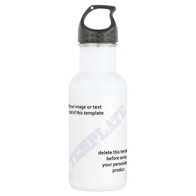 Tassenschablone A Edelstahlflasche (Vorderseite)