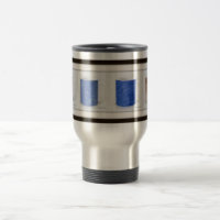 Tasses à café colorées encadrées