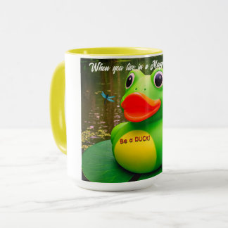 Tasses à café personnalisées Grenouille Canard Mar