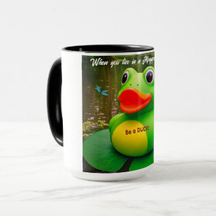 Tasses à café personnalisées Grenouille Canard Mar