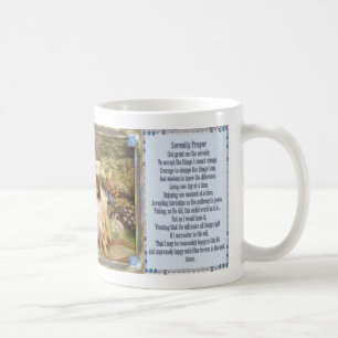 Tasses angéliques de jardin de prière de sérénité