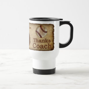 Tasses Cadeaux pour l'Entraîneur de Baseball Merci