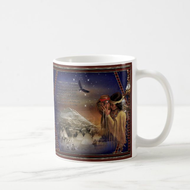 Tasses cherokee de Natif américain de bénédiction (Droite)