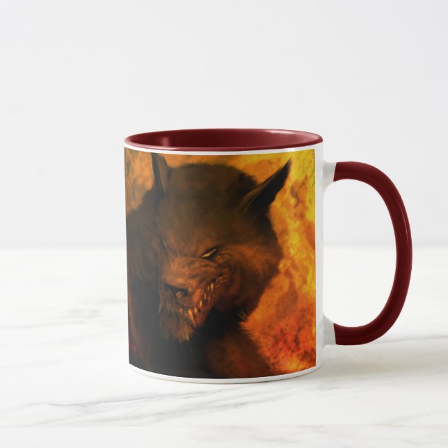 Tasses de buste de loup-garou (Droite)