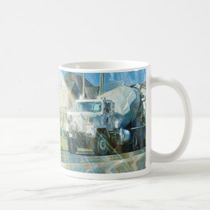 TASSES de CAFÉ de concepteur de camion de ciment