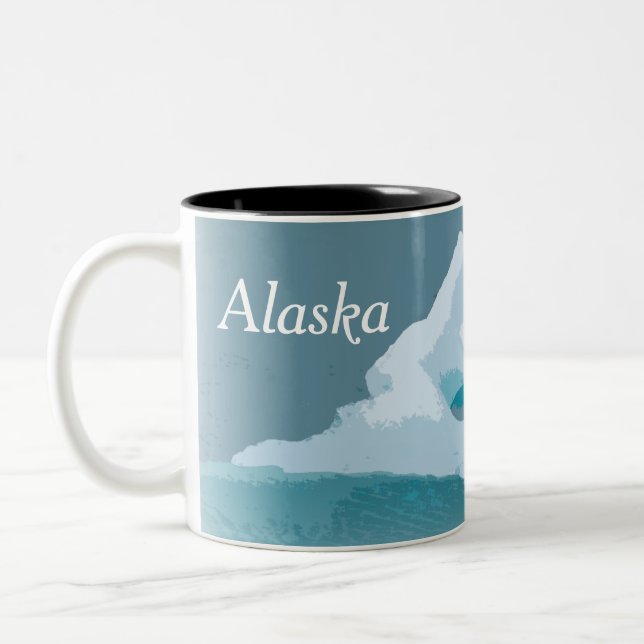 Tasses de café de l'Alaska - iceberg (Gauche)