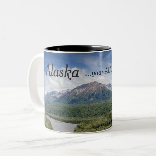 Tasses de café de l'Alaska - votre aventure attend (Devant gauche)