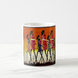 Tasses de café de tribu de masai