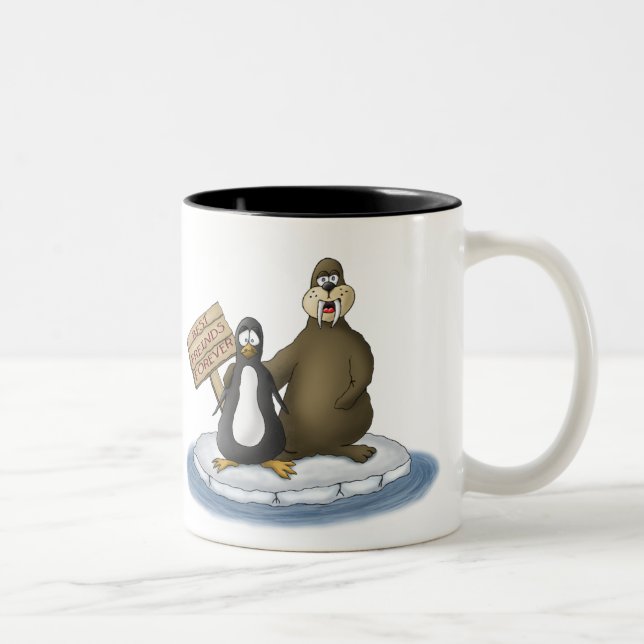 Tasses de café drôles : Meilleurs amis pour (Droit)