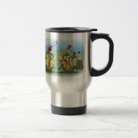 Tasses de café drôles : Travail plus futé