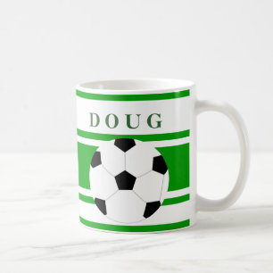 Tasses de café personnalisées du football