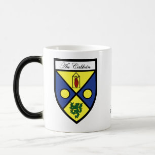 Tasses de carte et de crête de Cavan du comté