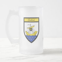Tasses de carte et de crête de Galway du comté
