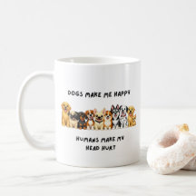 tasses de chien sarcastique