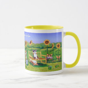 Tasses de corgi de Gallois de Pembroke