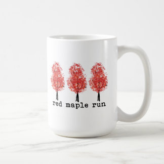 Tasses de course d'érable rouge