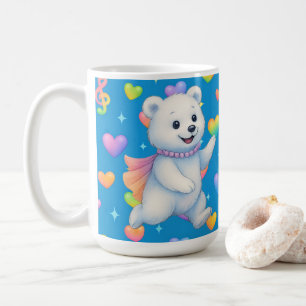 Tasses de fête personnalisées Zarah l'ours polaire