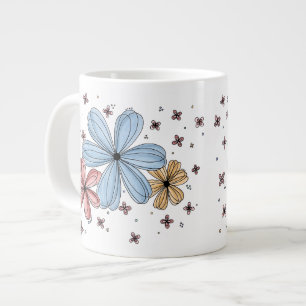 Tasses de fleurs flottantes – Mug pleine couleur