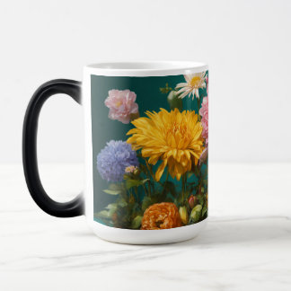 Tasses de fleurs printanières