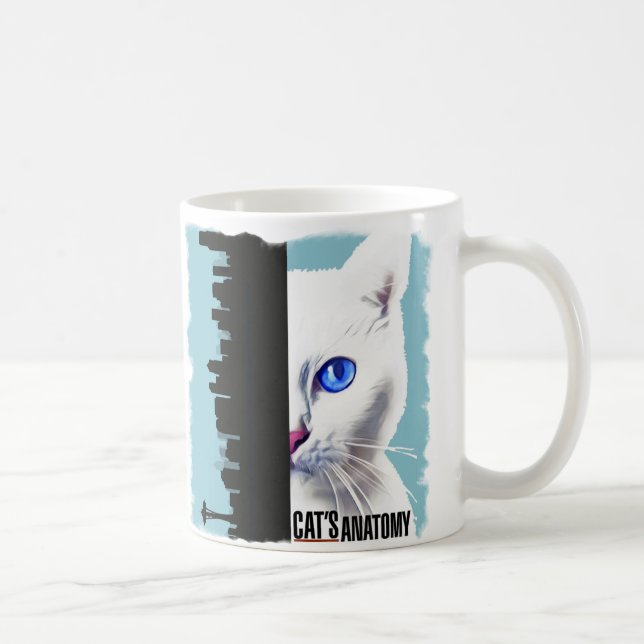 Tasses de l'anatomie du chat (Droite)