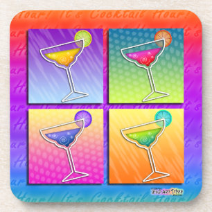 Tasses de Margarita Pop Art Dessous de Verre en Li