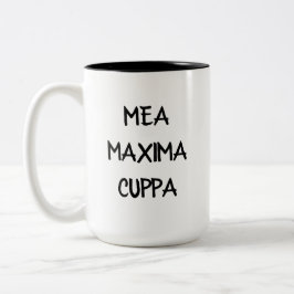 Tasses de thé latines humoristiques de maximum de