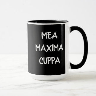 Tasses de thé latines humoristiques de montant