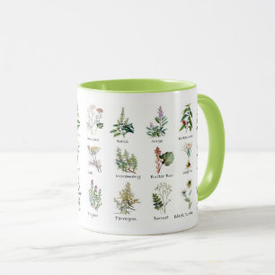 Tasses d'herbe de potager