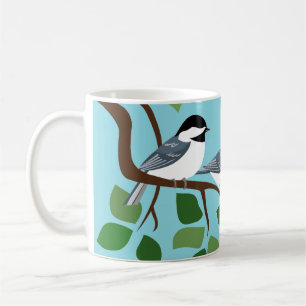 Tasses d'oiseau de Chickadee