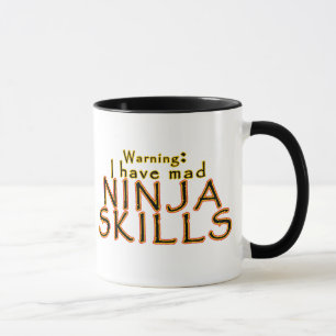 Tasses drôles de plaisanterie de Ninja