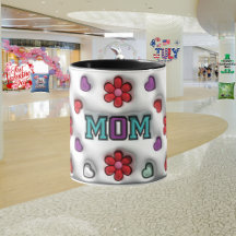 Tasses "effet 3D" pour la fête des mères