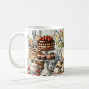 Tasses en céramique pour la maison de ferme avec t