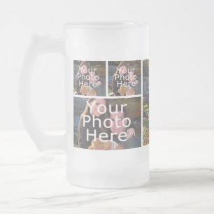 Tasses en verre givrées de photo - tasse