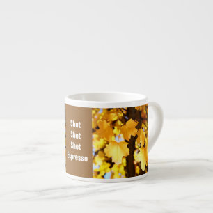 Tasses espresso Shot Shot Shot personnalisées Feui