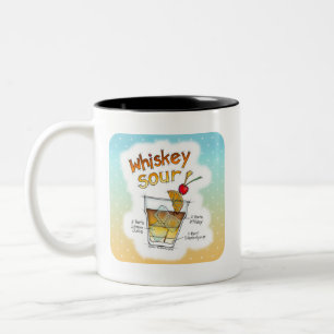TASSES ET TASSES - ART AIGRE DE COCKTAIL DE
