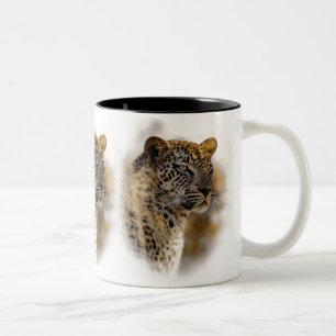 Tasses et tasses de safari de léopard