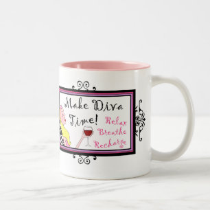 Tasses "Faire le temps de la diva"/ Relax