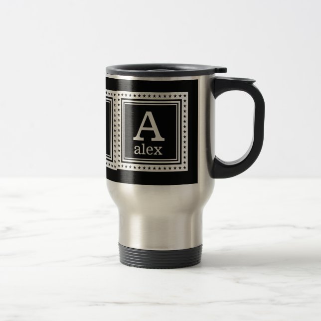 Tasses faites sur commande de monogramme, de nom (Droit)