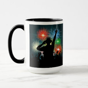 Tasses faites sur commande de monogramme du DJ de