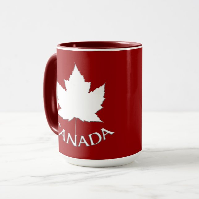 Tasses faites sur commande du Canada de tasse de (Devant gauche)