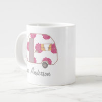 Tasses Jumbo personnalisées de caravan design rétr