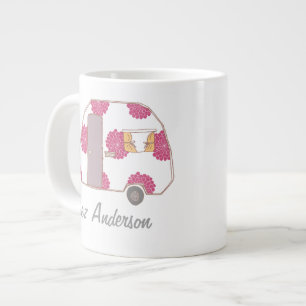 Tasses Jumbo personnalisées de caravan design rétr