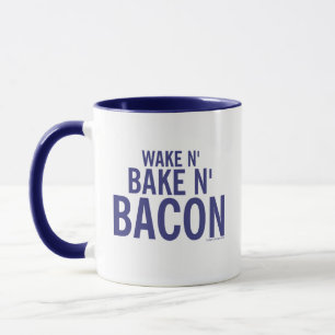 Tasses Kitschen Fatty Wake N' Bacon Deli Bleu