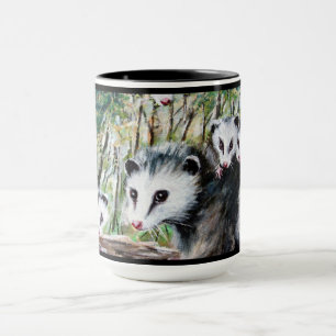 Tasses Maman Opossum et Bébés