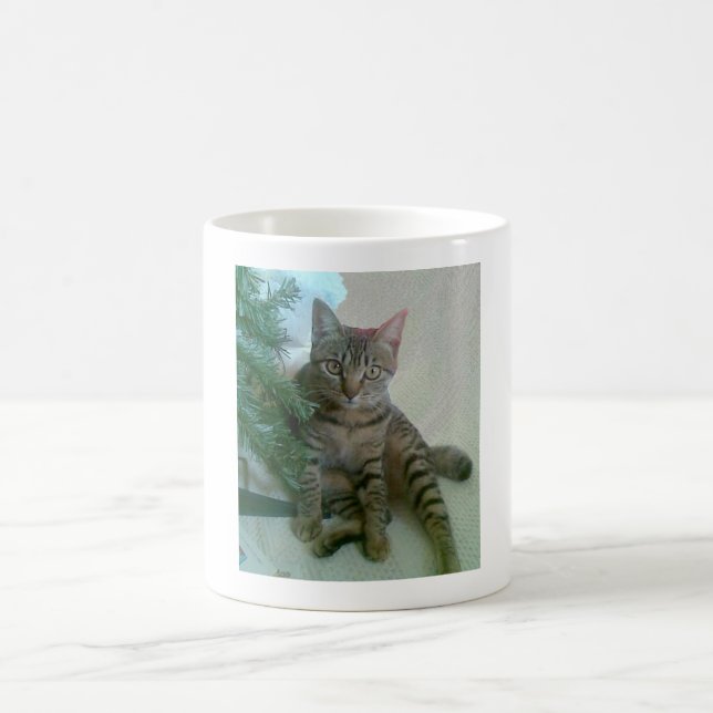 Tasses mignonnes personnalisées de chat (Centre)