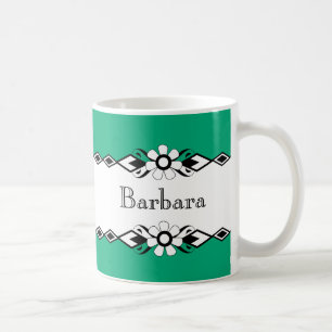 Tasses personnalisées avec accent floral
